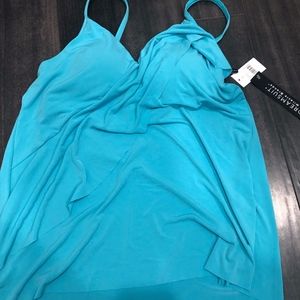 BNWT Dreamsuit Turquoise Tankini Top Size 10